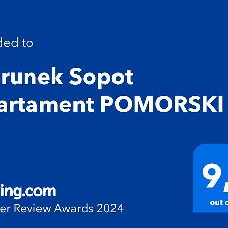 Kierunek Sopot Apartament Pomorski ภายนอก รูปภาพ