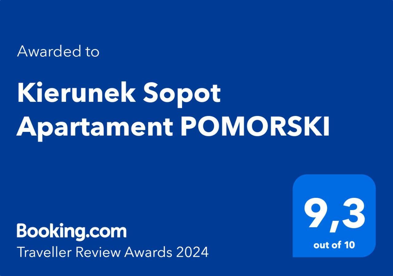Kierunek Sopot Apartament Pomorski ภายนอก รูปภาพ